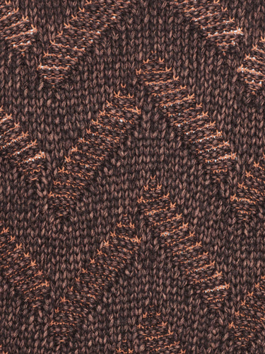 Flat Knitted Crewneck in Flat Brown from Henrik Vibskov