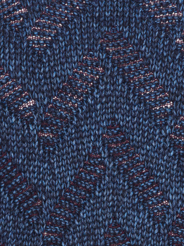 Flat Knitted Crewneck in Flat Navy from Henrik Vibskov