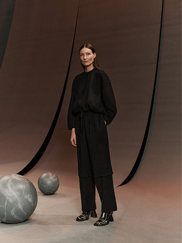 Flat Shirt in Black from Henrik Vibskov