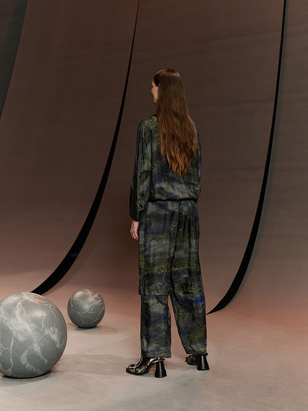 Flat Shirt in Fishes Light from Henrik Vibskov