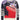 Front view of the Henrik Vibskov Frigate Crewneck in Frigate, showing the multicolour front with a large frigate bird pattern, crewneck collar, long sleeves, ribbed hems, and loose fit.