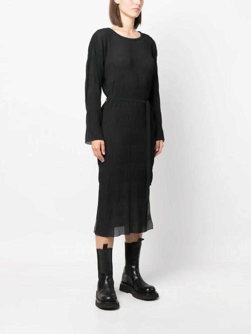 Henrik Vibskov - Grow plissé dress in black - 3