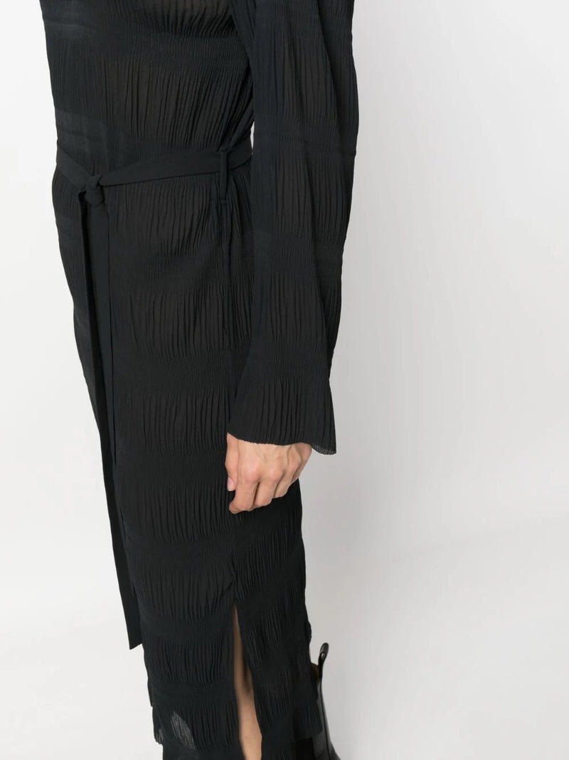 Henrik Vibskov - Grow plissé dress in black - 5