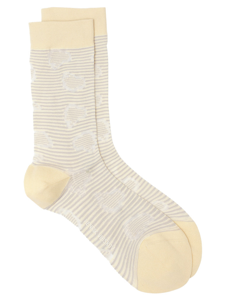 Hand Jelly Transparent Socks Femme in Creme White Jelly from Henrik Vibskov