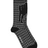 Handfeet Chair Socks Homme in Black Chair White Checks from Henrik Vibskov