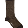 Handsome Hands Socks Homme in Brown Black Handsome Grid from Henrik Vibskov
