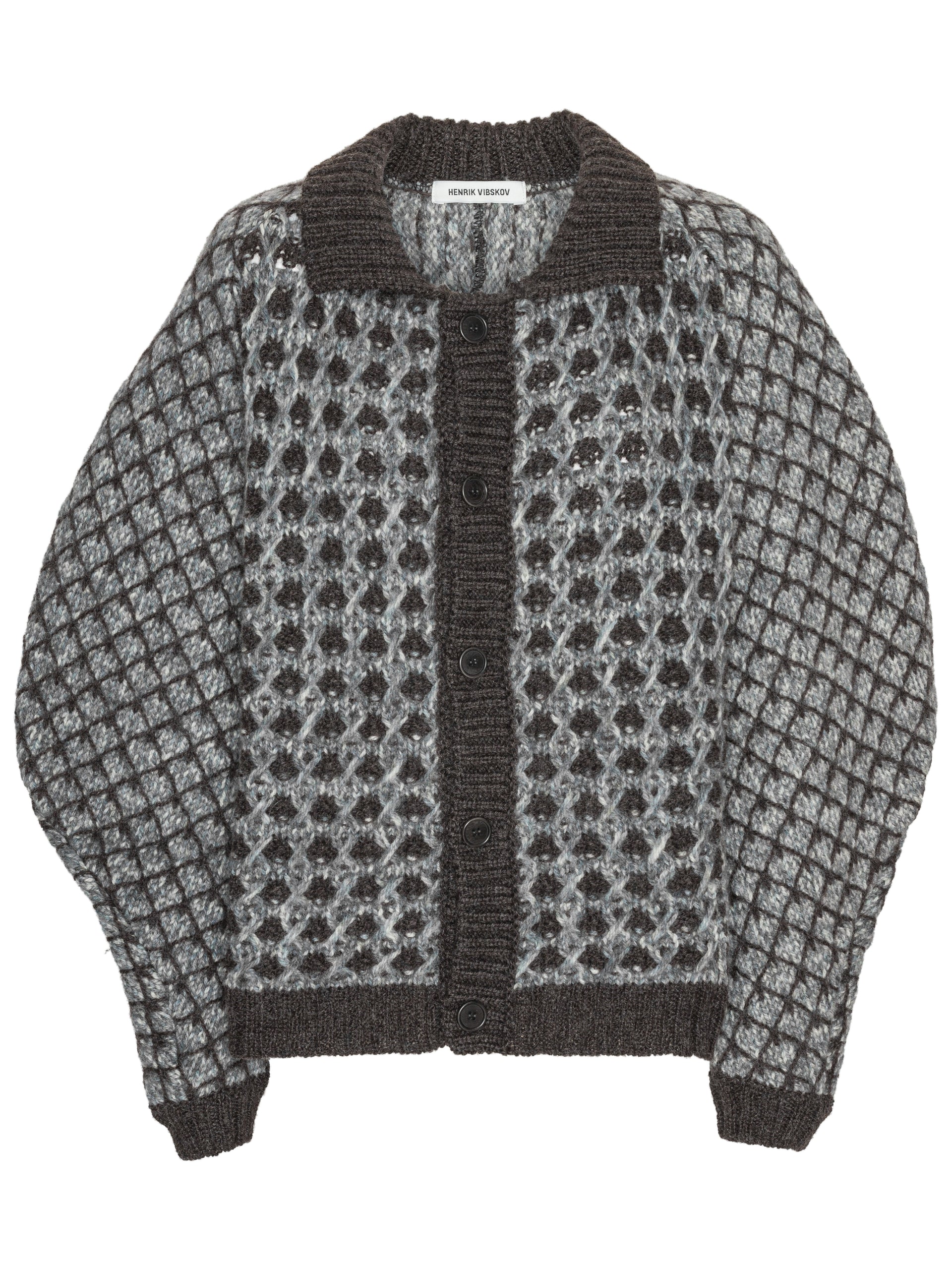Kimchi Cardigan Brown Party Bubble XS