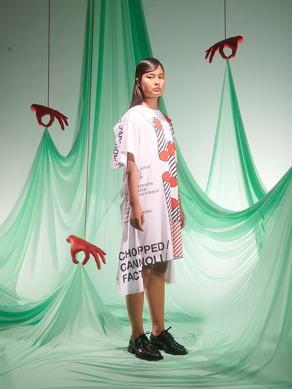 Henrik Vibskov - Knuckle Long Tee in Chopped Cannoli