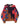 Henrik Vibskov - mohairy knit jumper in red blue brown horse