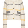 New Stitch Cardigan in Beige Mixed Black from Henrik Vibskov