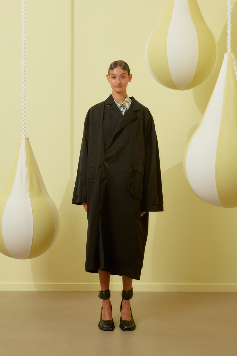 Henrik Vibskov │ Notice Coat in Black – Henrik Vibskov Boutique