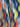 Close-up of abstract pattern with multicolor wavy lines