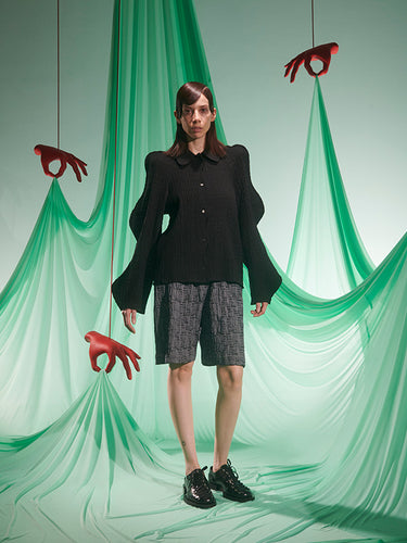 Octo Shirt in Black from Henrik Vibskov