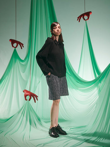 Octo Shirt in Black from Henrik Vibskov