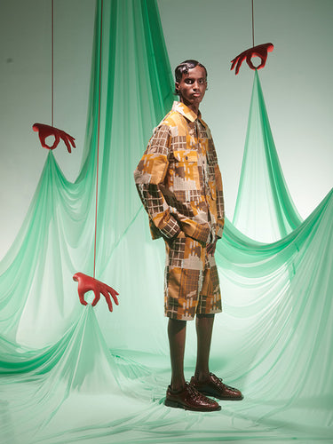 Participant Shorts in Spice Finger Factory from Henrik Vibskov