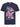 Navy blue t-shirt with a pink rooster illustration by Henrik Vibskov on a white background
