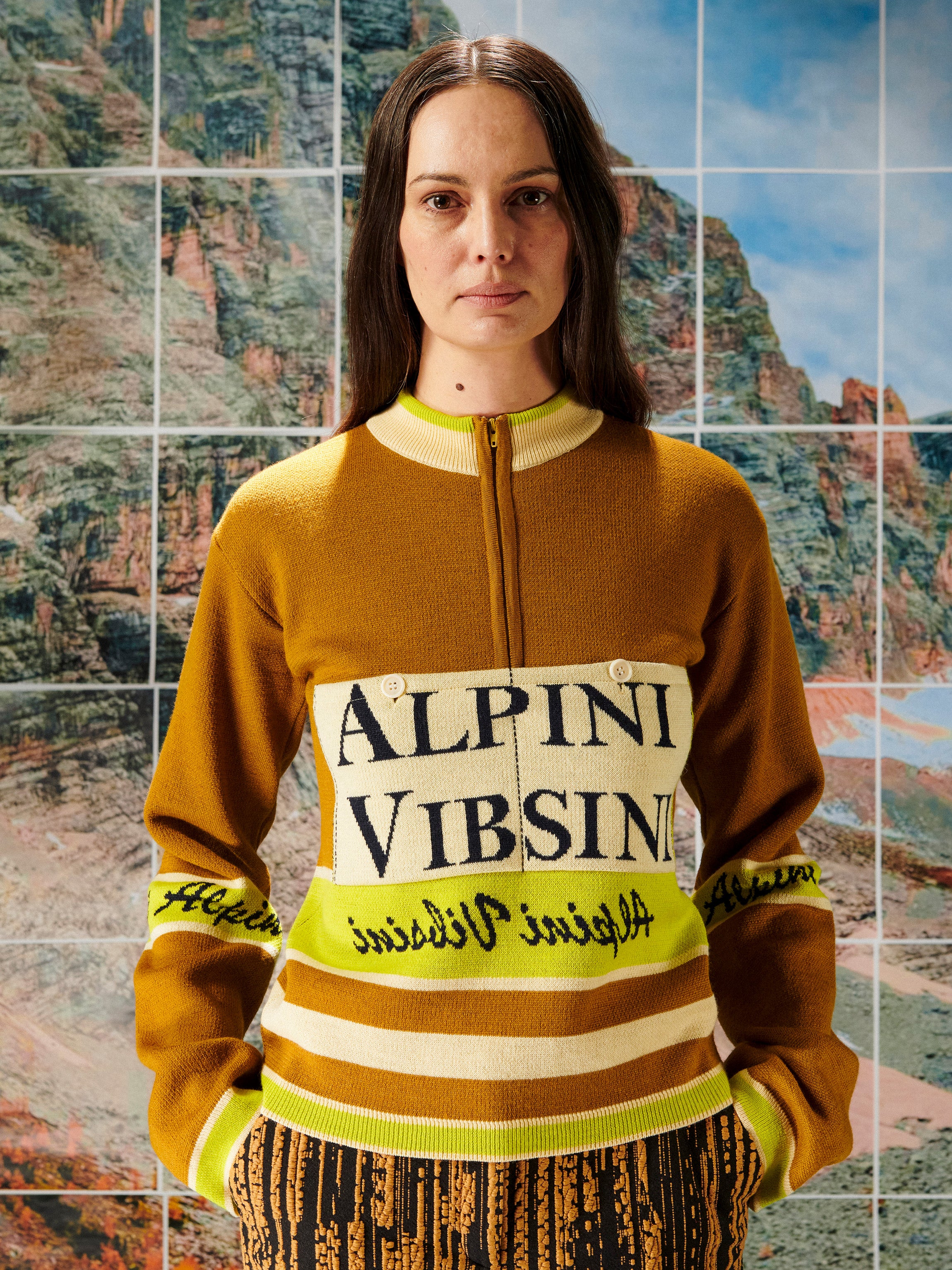 Race Jersey Long Sleeve - Camel Alpini-[-Henrik Vibskov-4