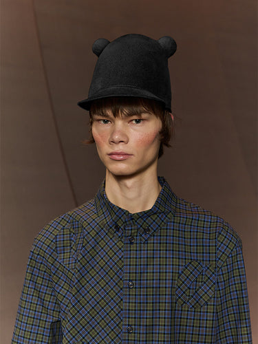 Radar Felt Hat in Black Felt from Henrik Vibskov