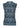 Resonance Top in Navy Flame blue patterned sleeveless top with snug round neck and ribbed hems, front view – Henrik Vibskov Spring/Summer 2026 Key Collection