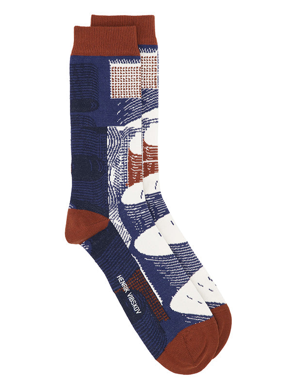 Slope Socks in Slopes Brown from Henrik Vibskov