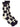 Henrik Vibskov - Solitaire Socks Femme in Black White Solitaire Cross