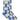 Henrik Vibskov - Solitaire Socks Femme - in White Blue Solitaire Cross