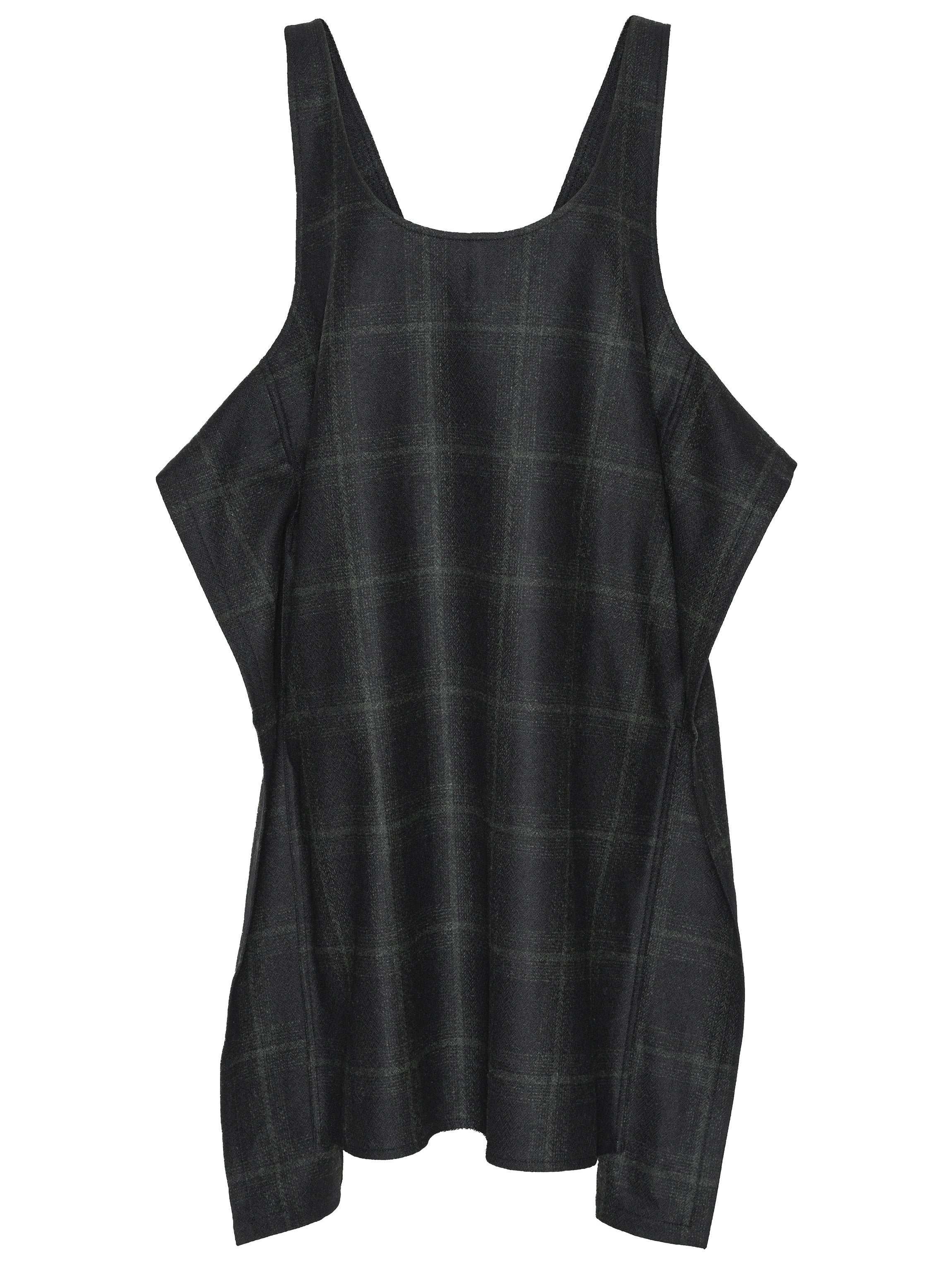 Square Apron - Dark Checks-[-Henrik Vibskov-1