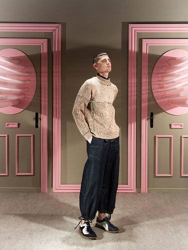 Henrik Vibskov - Stitch jumper in fall mix - 4