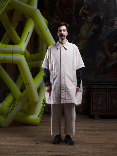 Suit Cover Coat - Sand