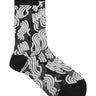 Sunny Fingers Transparent Socks Femme in White Fingers Black from Henrik Vibskov