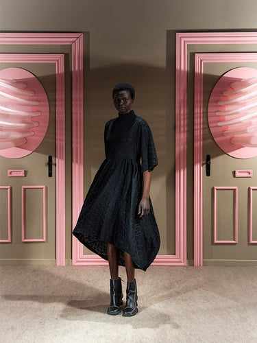 Henrik Vibskov - Very Turtle dress in black - 2