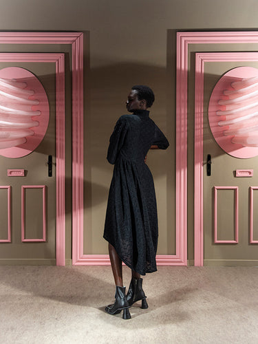 Henrik Vibskov - Very Turtle dress in black - 3