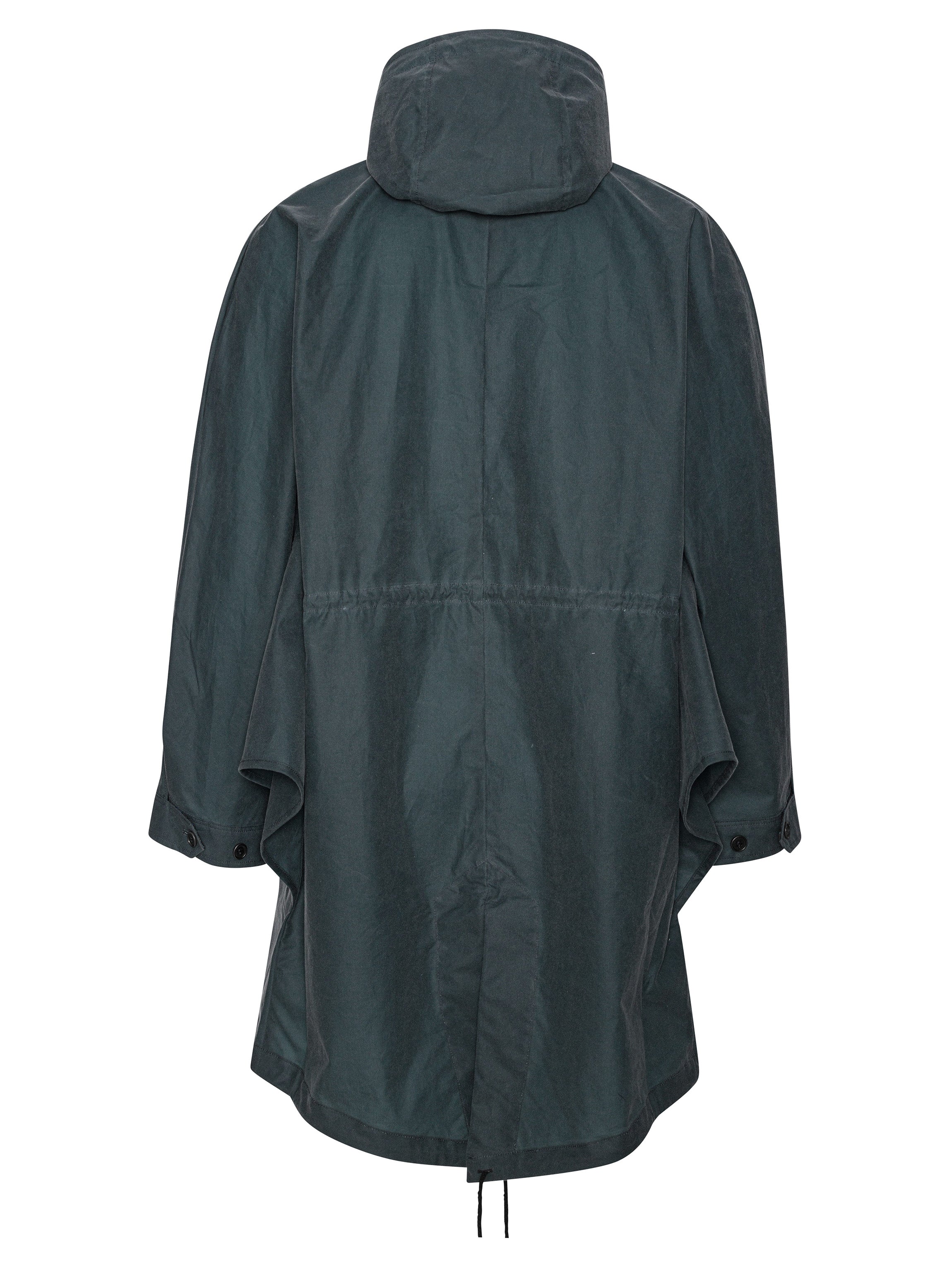 Wing Parka in Dark Petrol Wax from Henrik Vibskov