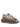 Henrik Vibskov x KEEN UNEEK 360 Mens Sneaker in Brindle Scarlet Ibis - side view showing knit upper with olive and orange cord detailing on sculpted grey sole