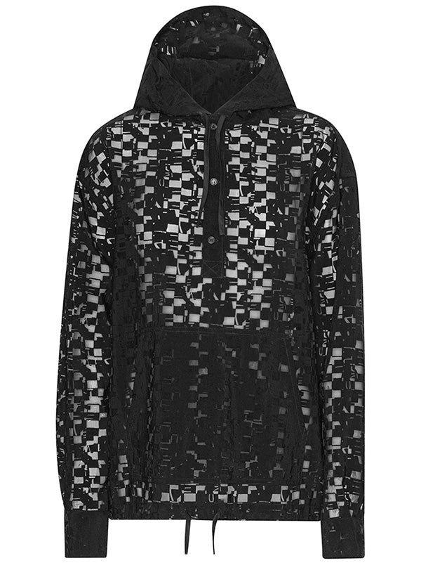 Henrik Vibskov - Booking hoodie shirt in Broken Black Box - 1