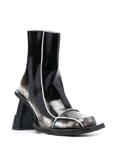 Elle Driver Heel - White Brush Off-[-Henrik Vibskov-4