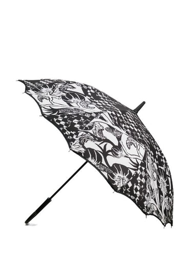 Kalaidoscope Umbrella - Black White-[-Henrik Vibskov-3