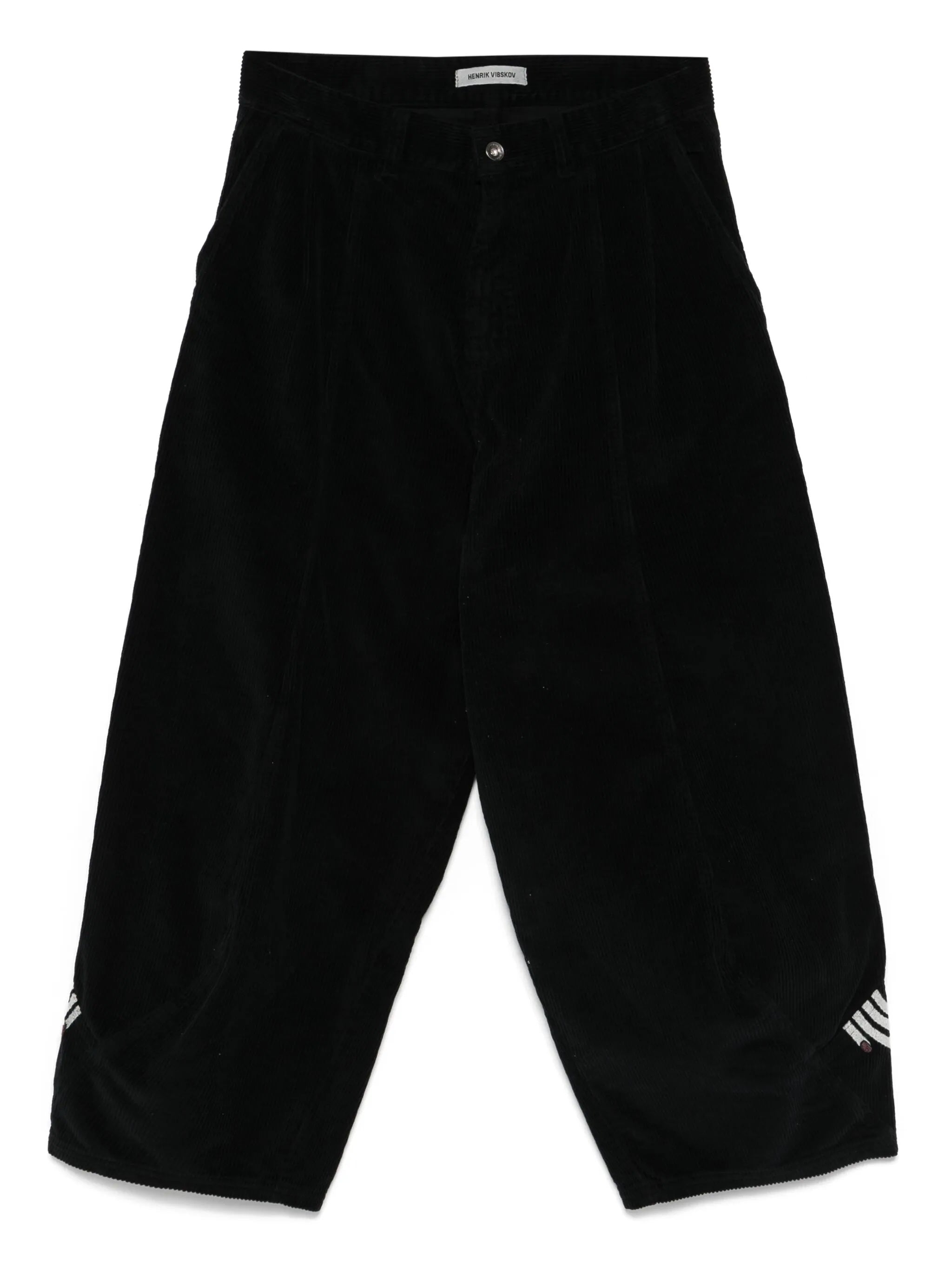 Mojave Corduroy Pants in Black from Henrik Vibskov