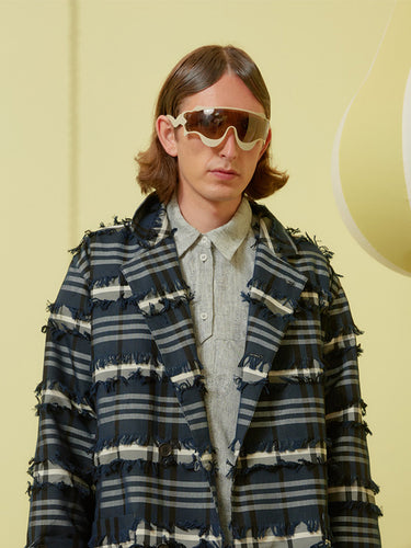 Henrik Vibskov │ Octane Sunglasses in Eggshell