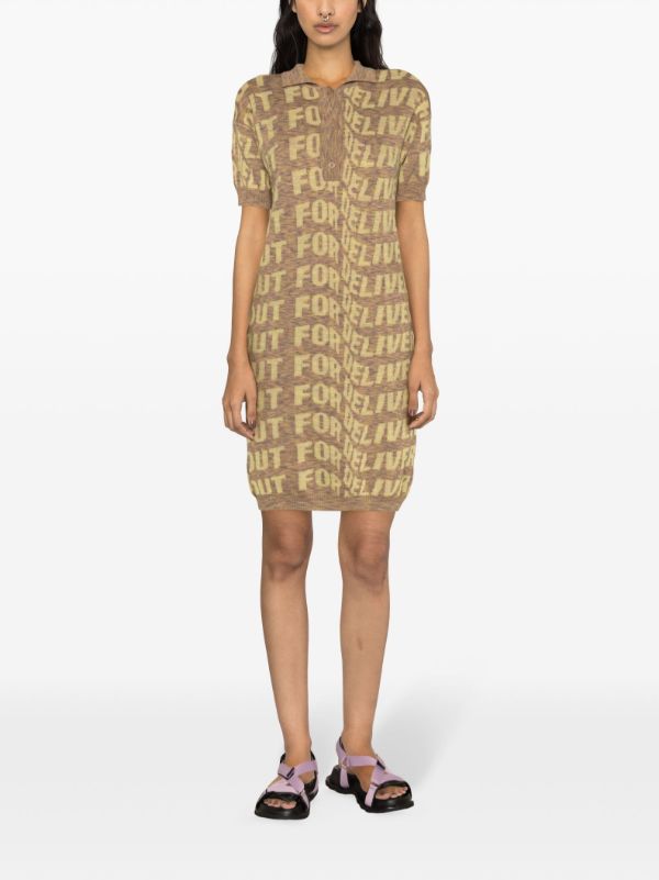 Henrik Vibskov │ Signed Polo Dress in Yellow Delivery Melange