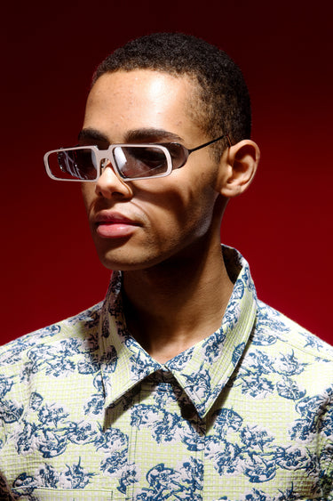 Link Glasses - Black Silver-[-Henrik Vibskov-2