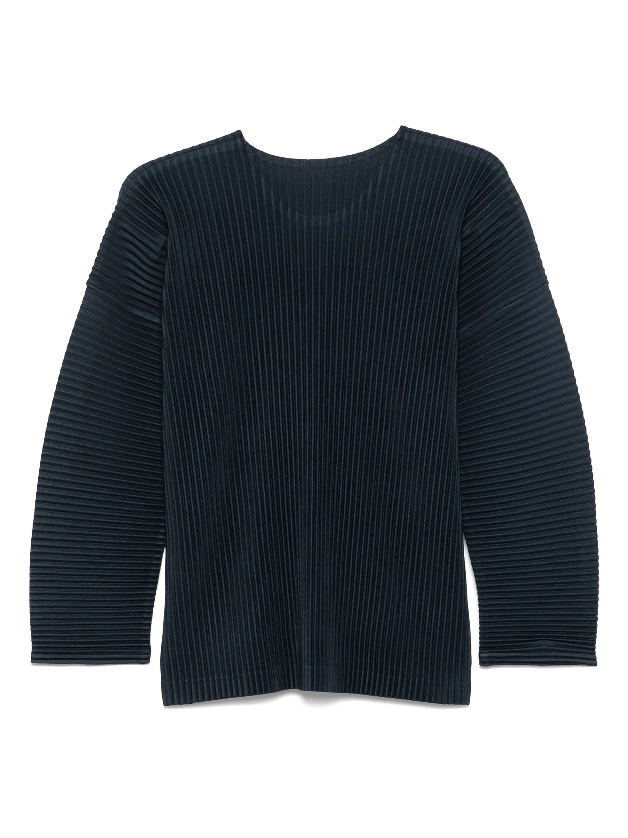 MC January Long-Sleeve Shirt in Midnight Blue from Homme Plissé Issey Miyake