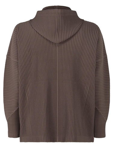 MC December Hoodie in Raspberry from Issey Miyake Homme Plisse