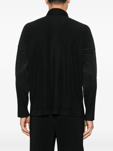 October AW25 Shirt - Black-[-Issey Miyake Homme Plisse-4