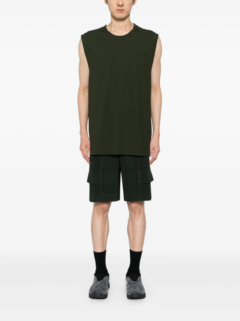 Issey Miyake Homme Plisse - AW24 Basics Pants in Navy