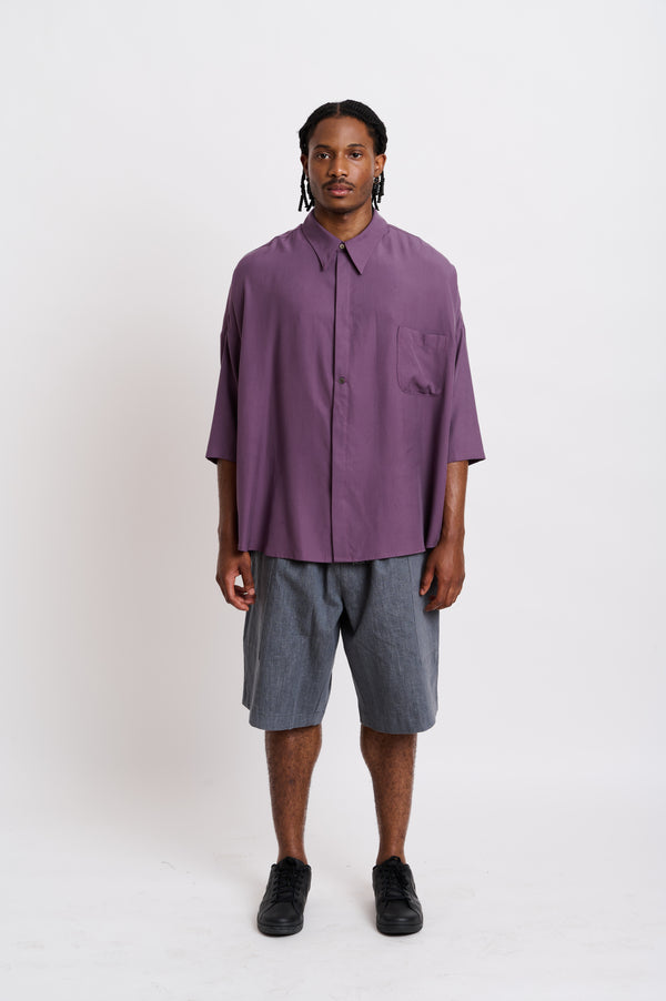 House Of The Very Islands - Jacob shirt in mauve - 4