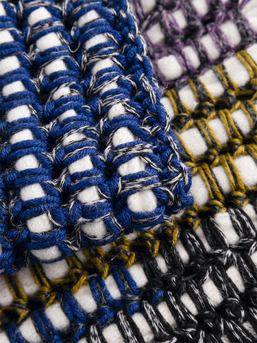 House of the Very Islands - Drew Scarf in Off White/Multi