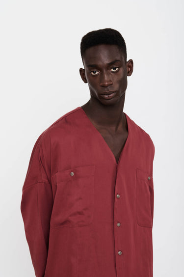 House of the Very Islands │ Luiz Shirt in Red Earth