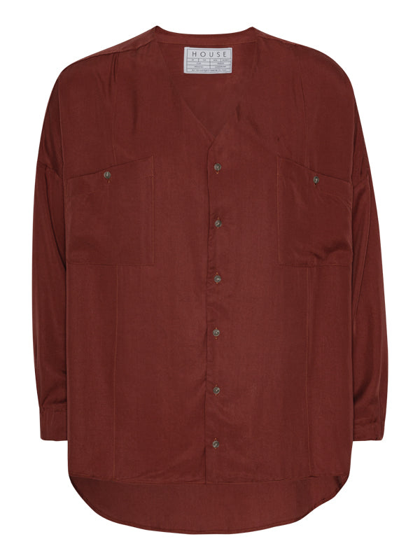 House of the Very Islands │ Luiz Shirt in Red Earth