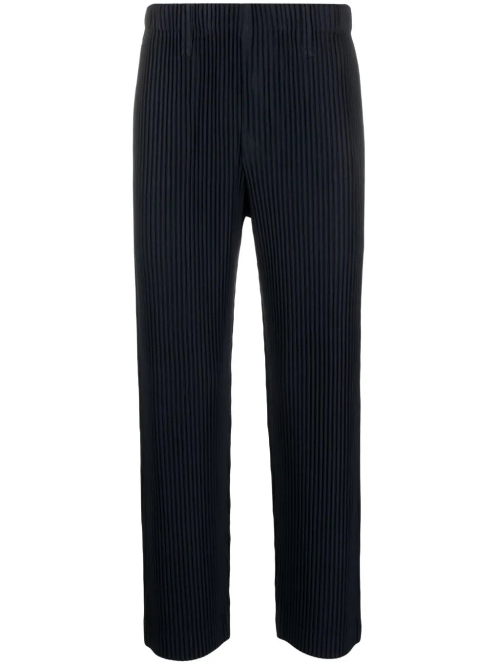 Homme Plissé Issey Miyake │ AW23 Drop 2 Straight Fit Pants in Navy ...